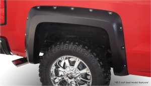 Chevrolet Silverado 1500 Fender Flares - Bushwacker - Pocket Style - Black - `07-`13