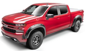 Chevrolet Silverado 1500 Fender Flares - Bushwacker - Pocket Style - Black - `19-`21