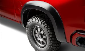 Chevrolet Silverado 1500 Fender Flares - Front + Rear - Bushwacker - Extend-A-Fender Style - Black - `19-`21
