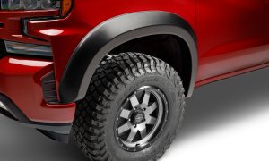 Chevrolet Silverado 1500 Fender Flares - Front + Rear - Bushwacker - Extend-A-Fender Style - Black - `19-`21