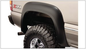Chevrolet Silverado 2500 HD Fender Flares - Front + Rear - Bushwacker - Extend-A-Fender Style - Black - `07-`14
