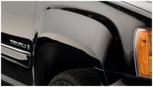 GMC Sierra 1500 Fender Flares - Front + Rear - Bushwacker - OE Style - Black - `07-`13