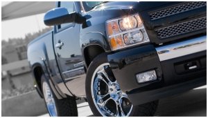 Chevrolet Silverado 1500 Fender Flares - Front + Rear - Bushwacker - OE Style - Black - `07-`13