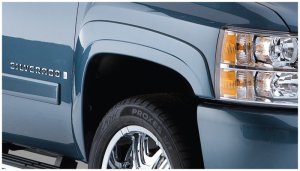Chevrolet Silverado 1500 Fender Flares - Front + Rear - Bushwacker - OE Style - Black - `07-`13