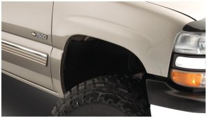 Chevrolet Silverado 1500 Classic Fleetside Fender Flares - Front + Rear - Bushwacker - Extend-A-Fender Style, Smooth Finish - Black - 2007