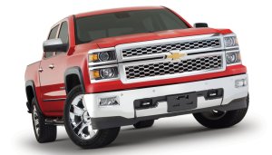Chevrolet Silverado 2500 HD Fender Flares - Front + Rear - Bushwacker - OE Style - Black - `15-`18