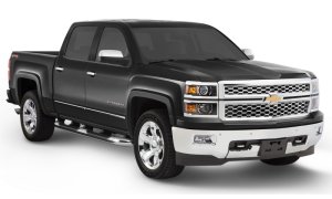 Chevrolet Silverado 1500 Fender Flares - Bushwacker - OE Style - Black - `16-`18