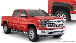 Chevrolet Silverado 2500 HD Fender Flares - Bushwacker - Pocket Style - Black - `15-`18