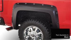 Chevrolet Silverado 1500 Fender Flares - Bushwacker - Pocket Style - Black - `16-`18
