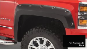 Chevrolet Silverado 1500 Fender Flares - Bushwacker - Pocket Style - Black - `16-`18