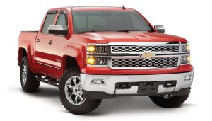 Chevrolet Silverado 1500 Fender Flares - Front + Rear - Bushwacker - Pocket Style - Black - `14-`18