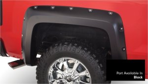 Chevrolet Silverado 1500 Fender Flares - Bushwacker - Pocket Style - Black - `16-`18