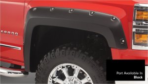 Chevrolet Silverado 1500 Fender Flares - Bushwacker - Pocket Style - Black - `16-`18