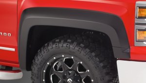 Chevrolet Silverado 1500 Fender Flares - Front + Rear - Bushwacker - Extend-A-Fender Style - Black - `14-`16
