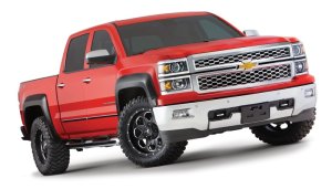 Chevrolet Silverado 1500 Fender Flares - Front + Rear - Bushwacker - Extend-A-Fender Style - Black - `14-`16
