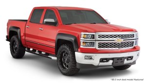 Chevrolet Silverado 2500 HD Fender Flares - Front + Rear - Bushwacker - Extend-A-Fender - Black - `15-`18