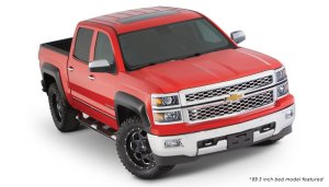 Chevrolet Silverado 2500 HD Fender Flares - Front + Rear - Bushwacker - Extend-A-Fender - Black - `15-`18