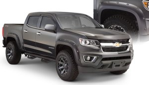 Chevrolet Silverado Fender Flares - Bushwacker - Pocket Style - Matte Black - `15-`18