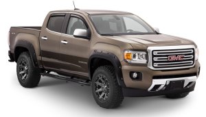 GMC Canyon Fender Flares - Bushwacker - Pocket Style - Black - `15-`18