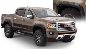 GMC Canyon Fender Flares - Bushwacker - Pocket Style - Black - `15-`18