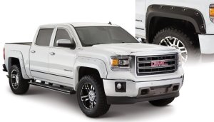 GMC Sierra 1500 Fender Flares - Bushwacker - Boss Pocket Style - Black - `16-`18