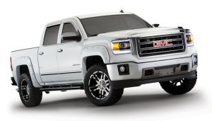 GMC Sierra 1500 Fender Flares - Bushwacker - Boss Pocket Style - Black - `16-`18