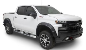 Chevrolet Silverado 1500 Fender Flares - Front + Rear - Bushwacker - DRT Style - Black - `19-`21