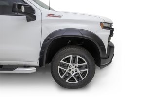 Chevrolet Silverado 1500 Fender Flares - Front + Rear - Bushwacker - DRT Style - Black - `19-`21