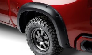 Chevrolet Silverado 1500 Fender Flares - Front + Rear - Bushwacker - Forge Style - Black - `07-`13
