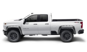 Chevrolet Silverado 3500 Fender Flares - Bushwacker - Forge Style / Pocket/Rivet Style / Textured Finish - Black - `19-`21