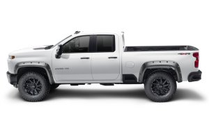 Chevrolet Silverado 3500 Fender Flares - Bushwacker - Forge Style / Pocket/Rivet Style / Textured Finish - Black - `19-`21