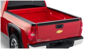 Chevrolet Silverado 1500 Bed Rail Caps - Bushwacker - OE Style, OEM Matte Black - Black - `07-`13