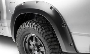 Dodge Ram 1500 Fender Flares - Rear - Bushwacker - Pocket Style - Black - `19-`22