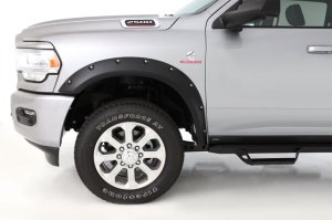 Ram 3500 Fender Flares - Front - Bushwacker - Pocket Style - Black - 2019 Ram 3500 Fender Flares - Front - Bushwacker - Pocket Style - Black - 2019