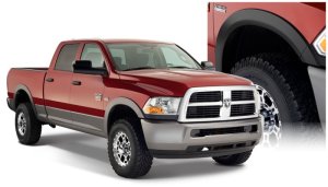 Dodge Ram 2500 Fender Flares - Front + Rear - Bushwacker - OE Style - Black - `10-`18