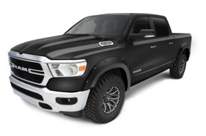 Ram 1500 Fender Flares - Bushwacker - Pocket Style - Diamond Black Crystal Pearl-Coat - `20-`22