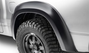 Ram 1500 Fender Flares - Front + Rear - Bushwacker - Extend-A-Fender, Smooth Finish - Black - `19-`22
