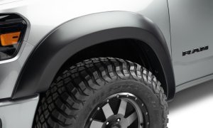 Ram 1500 Fender Flares - Front + Rear - Bushwacker - Extend-A-Fender, Smooth Finish - Black - `19-`22