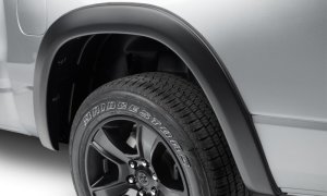 Ram 1500 Fender Flares - Front + Rear - Bushwacker - OE Style, Smooth Finish, 4-Piece Set - Black - `19-`22