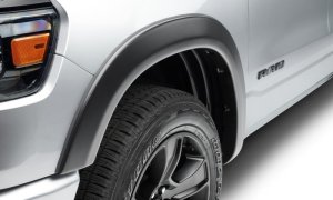 Ram 1500 Fender Flares - Front + Rear - Bushwacker - OE Style, Smooth Finish, 4-Piece Set - Black - `19-`22