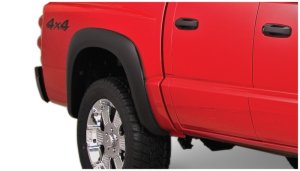 Dodge Dakota Fender Flares - Front + Rear - Bushwacker - Extend-A-Fender Style - Black - `97-`04