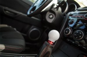 Mazda 6 Shift Knob - COBB - Race Red Base - White - `06-`07 Mazda 6 Shift Knob - COBB - Race Red Base - White - `06-`07