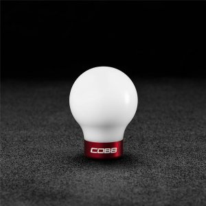 Mazda 6 Shift Knob - COBB - Race Red Base - White - `06-`07 Mazda 6 Shift Knob - COBB - Race Red Base - White - `06-`07