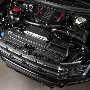 Ford F-150 Radiator Shroud - COBB - Carbon Fiber - Redline - `21-`23