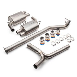Subaru WRX Performance Exhaust - COBB - Cat Back Titanium + Burnt Ti Tips - `22-`24 Subaru WRX Performance Exhaust - COBB - Cat Back Titanium + Burnt Ti Tips - `22-`24