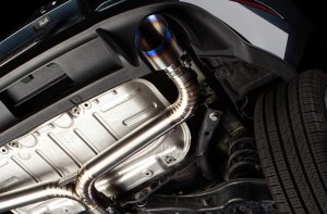 Volkswagen GTI Performance Exhaust - COBB - Cat Back, Titanium - `18-`21