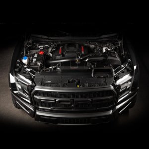 Ford Raptor Performance Air Intake - COBB - Redline Carbon Fiber Air Scoop - Red - `17-`23