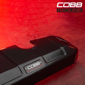 Ford F-150 Engine Coolant Cover - COBB - Redline Carbon Fiber - `17-`20