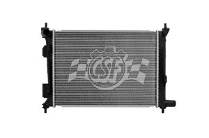 Kia Rio Radiator - CSF - OEM Plastic - `12-`16