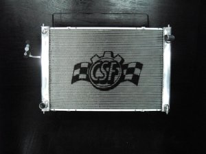 Infiniti G37 Radiator - CSF - Aluminum with B-Tube Technology - Smooth Satin Finish - `08-`13